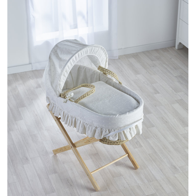 Harriet Bee Burt Moses Basket with Bedding & Reviews Wayfair.co.uk